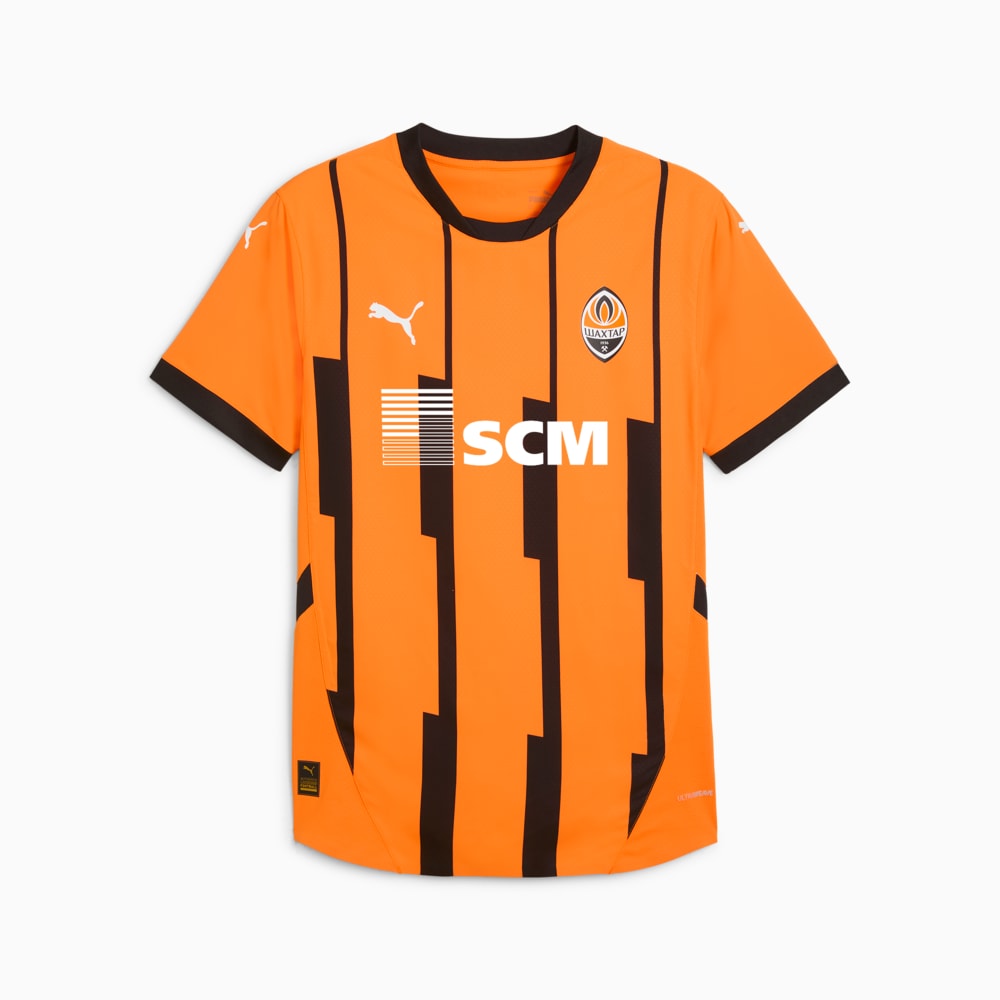 Зображення Puma Футболка FC Shakhtar Donetsk 24/25 Home Jersey Men (Authentic) #1: Rickie Orange-PUMA Black