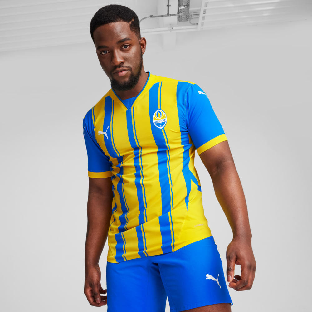 Изображение Puma Футболка FC Shakhtar Donetsk 24/25 Third Jersey Men (Authentic) #1: Racing Blue-Faster Yellow