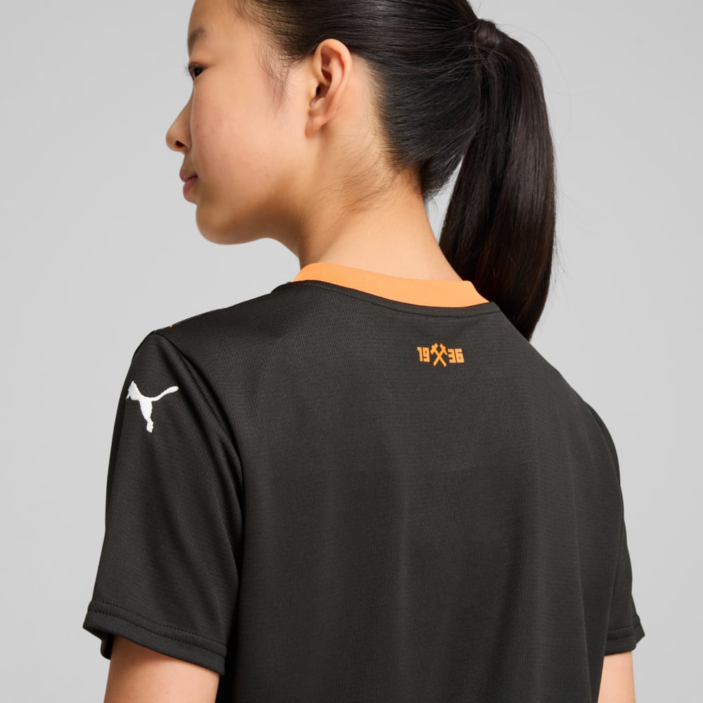 Зображення Puma Футболка FC Shakhtar Donetsk 24/25 Away Jersey Youth #2: PUMA Black-Rickie Orange