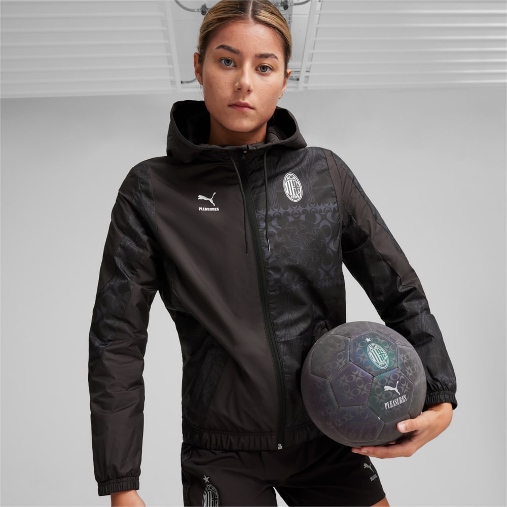 Image PUMA Jaqueta Pré-Jogo AC Milan x PLEASURES Feminino #1