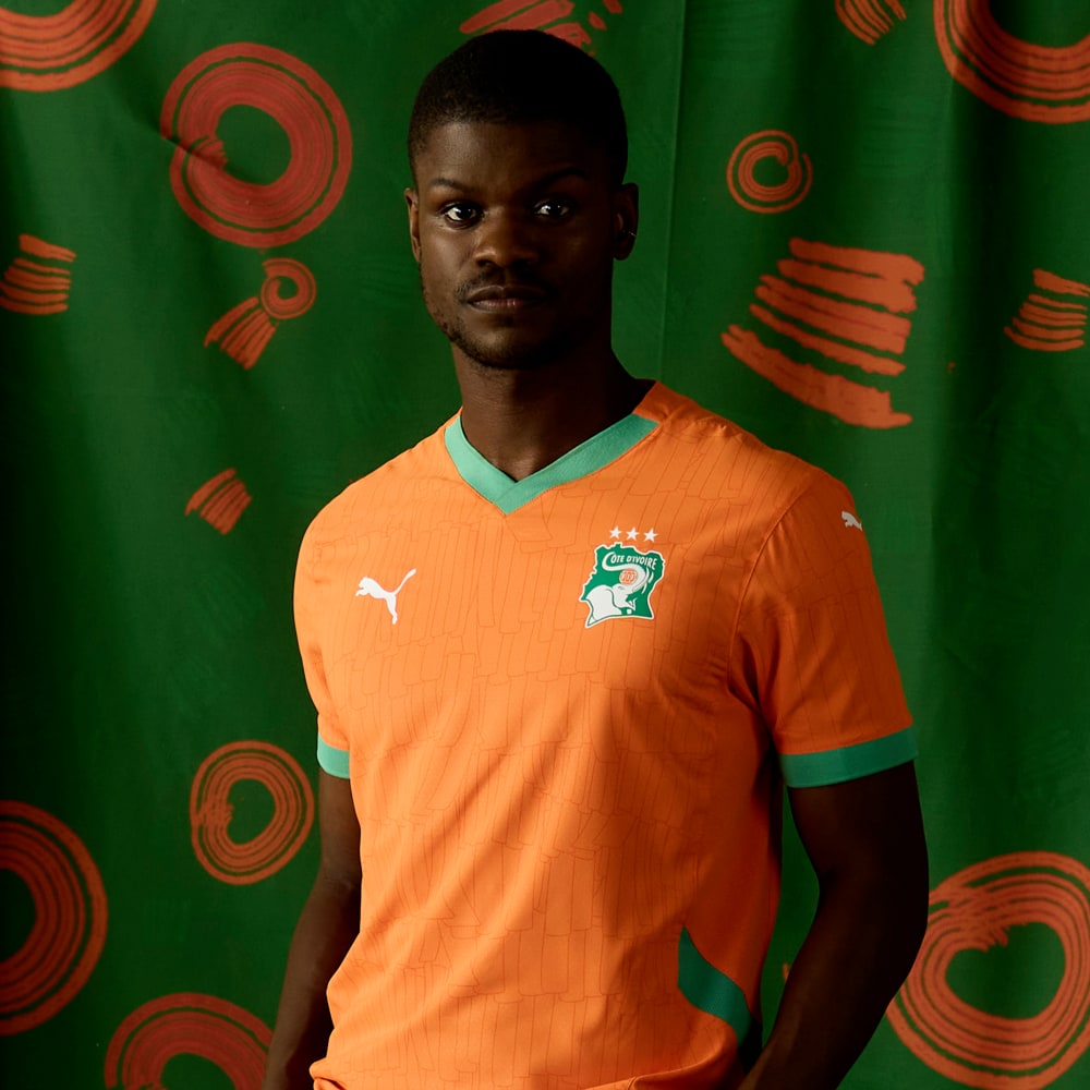 Image PUMA Camisa Costa do Marfim Home 2025 Masculina #5