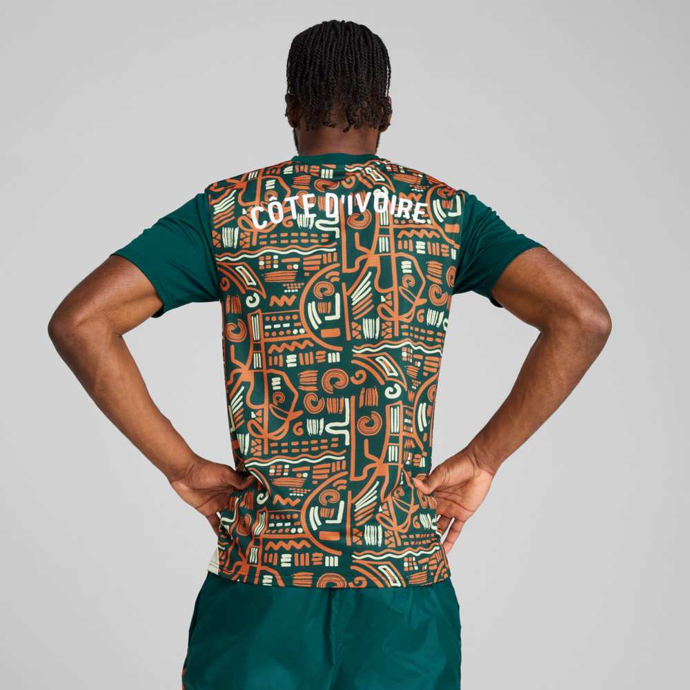 Image PUMA Camisa Pré-Jogo Costa do Marfim 2025 Masculina #3
