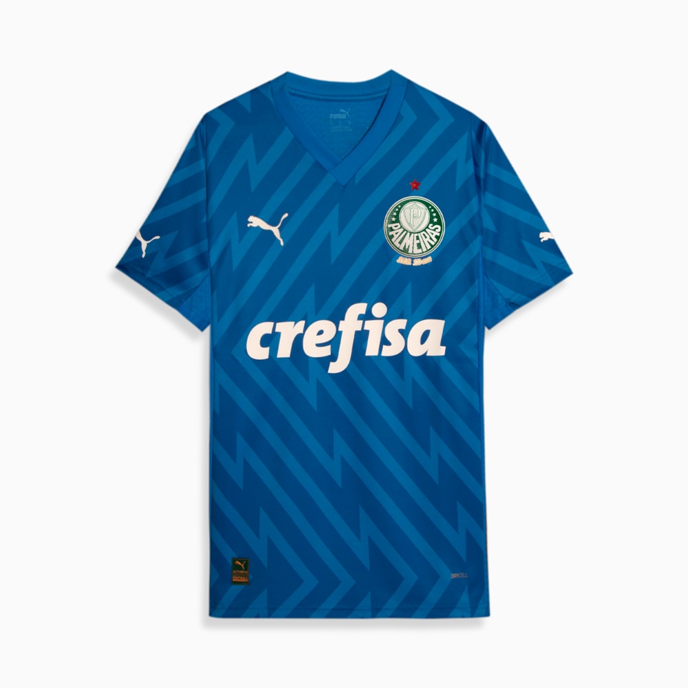 Camisa Palmeiras 1 HOME Goleiro 2024 Azul PUMA Ref 777235 01