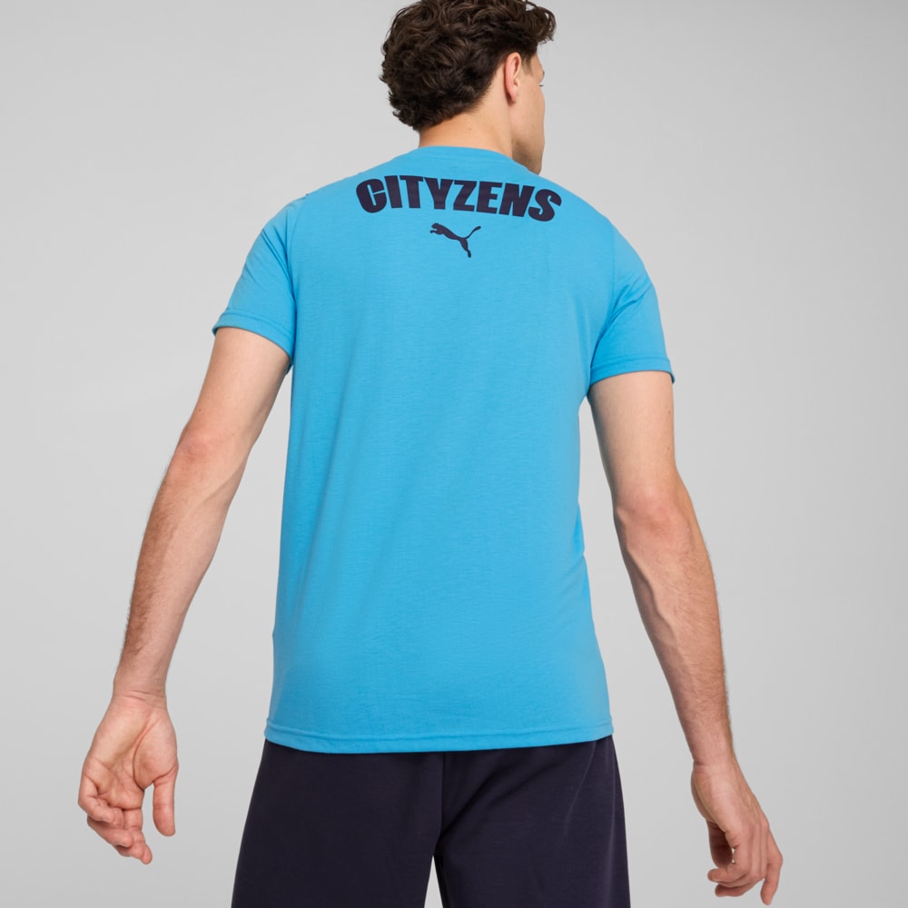 Изображение Puma Футболка Manchester City Casuals Tee Men #2: Magic Blue-New Navy
