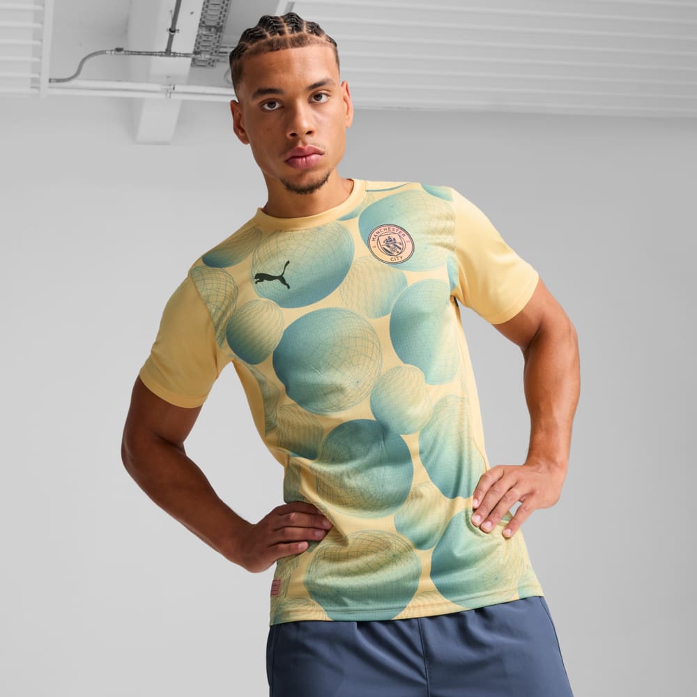 Image PUMA Camisa Pré-Jogo Manchester City Masculina #1