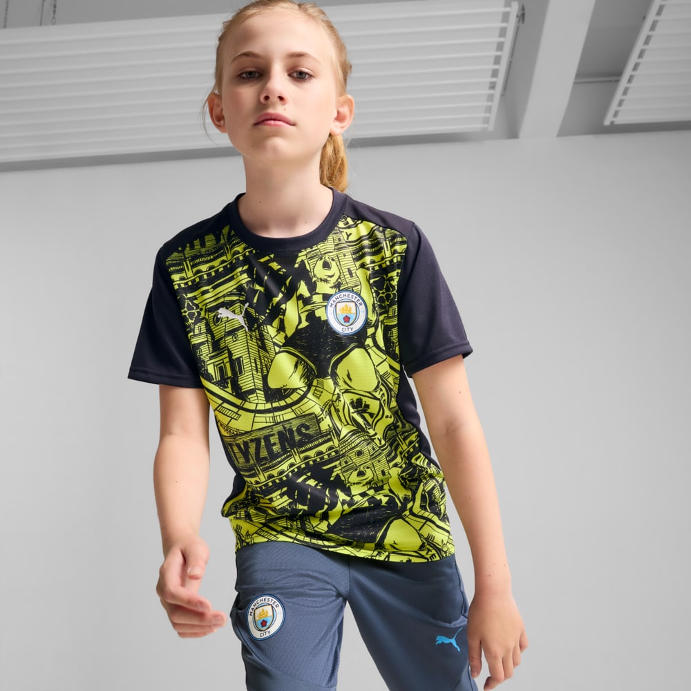 Image PUMA Camisa Pré-Jogo Manchester City Juvenil #1