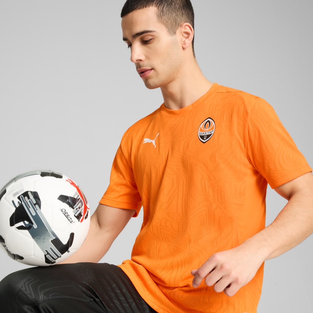 Зображення Puma Футболка FC Shakhtar Donetsk Training Jersey Men #2: Rickie Orange-PUMA Black