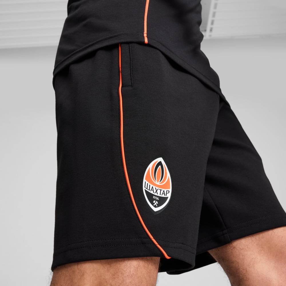 Зображення Puma Шорти FC Shakhtar Donetsk Casuals Shorts Men #2: PUMA Black-Rickie Orange