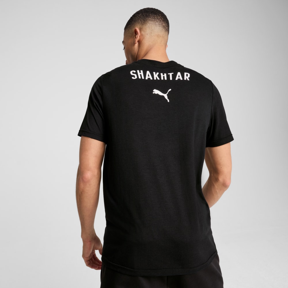 Изображение Puma Футболка FC Shakhtar Donetsk Casuals Tee Men #2: PUMA Black-Rickie Orange
