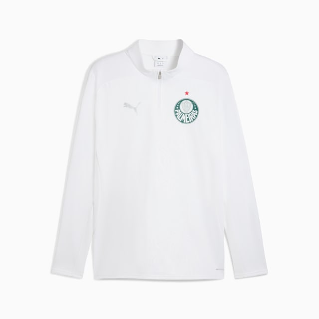 Image PUMA Blusa de Treino Quarter-Zip Hybrid Palmeiras 2025 Masculina