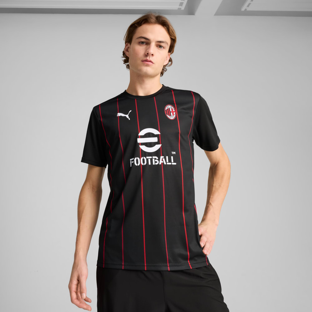 Image PUMA Camisa Pré-Jogo AC Milan Masculina #1