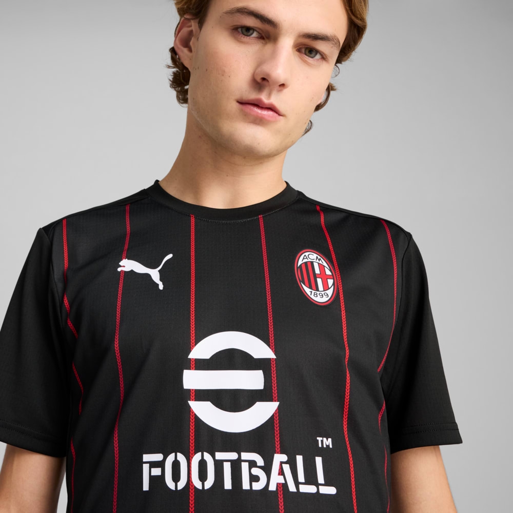 Image PUMA Camisa Pré-Jogo AC Milan Masculina #2
