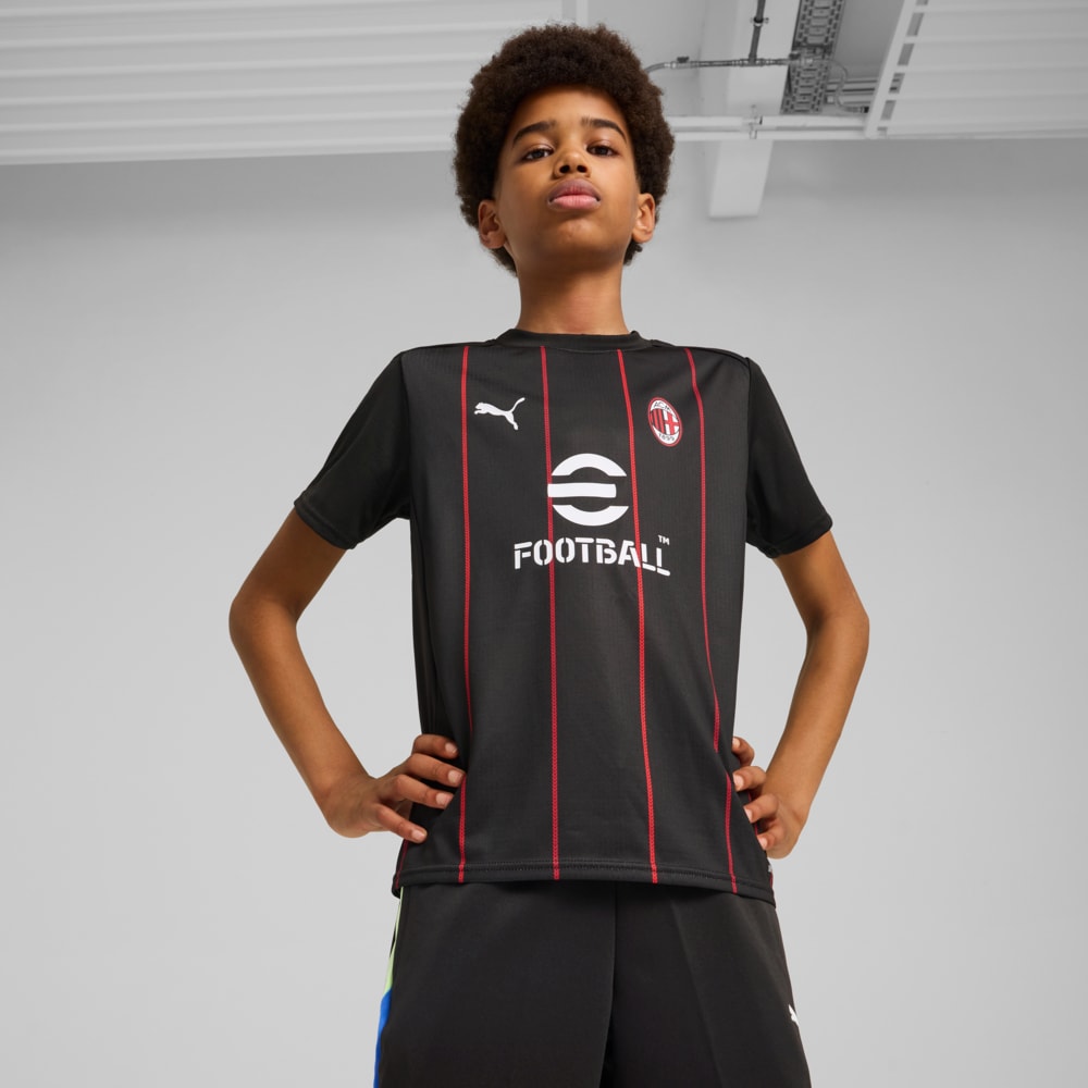 Image PUMA Camisa Pré-Jogo AC Milan Juvenil #1