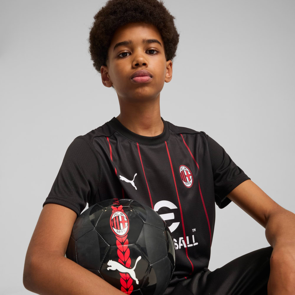 Image PUMA Camisa Pré-Jogo AC Milan Juvenil #2