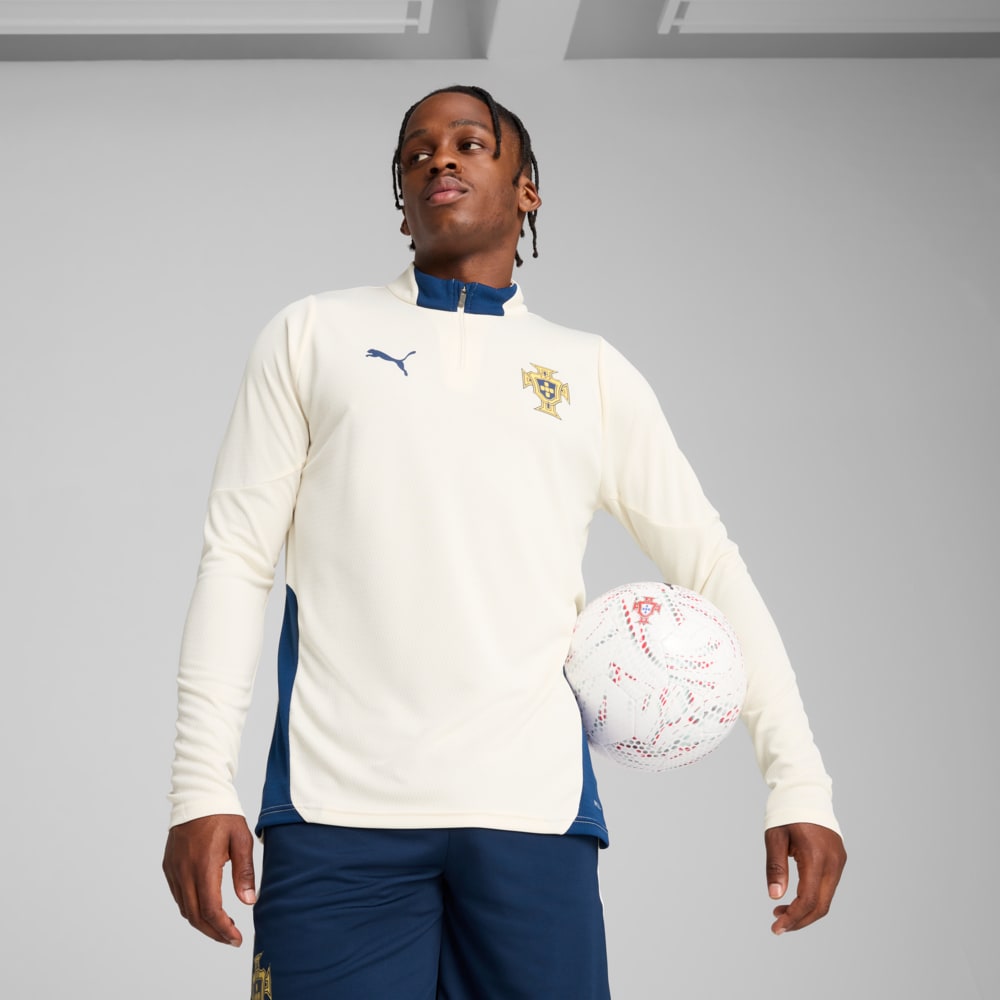 Image PUMA Blusa de Treino Quarter-Zip Portugal Masculina #1