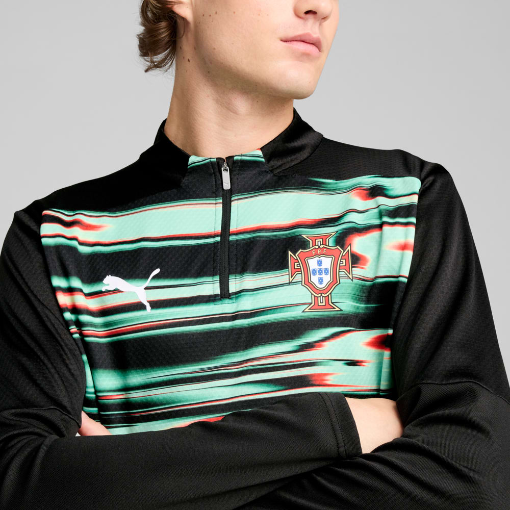 Image PUMA Blusa Pré-Jogo Quarter-Zip Portugal Masculino #2