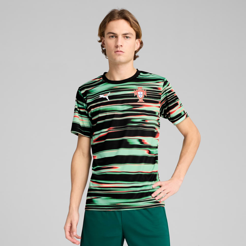 Image PUMA Camisa Pré-Jogo Portugal Masculina #1