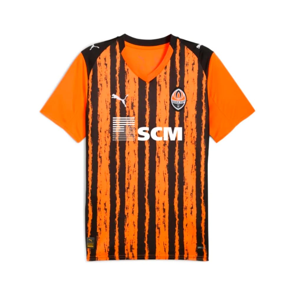 Изображение Puma Футболка FC Shakhtar Donetsk 25/26 Home Jersey Men #1: Rickie Orange-PUMA Black