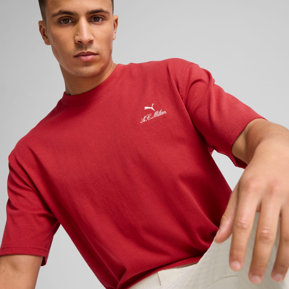 Изображение Puma Футболка AC Milan MMQ Tee Men #2: Club Red-Warm White