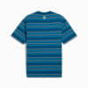 Изображение Puma Футболка Manchester City MMQ Striped Tee Men #7: Sailing Blue-Tropical Blue