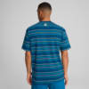 Изображение Puma Футболка Manchester City MMQ Striped Tee Men #4: Sailing Blue-Tropical Blue