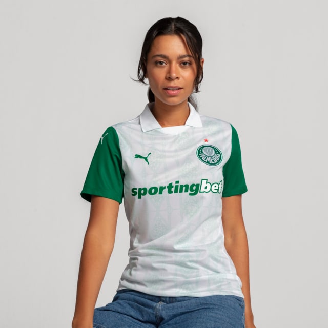 Image PUMA Camisa Palmeiras Torcedora AWAY 2025 Feminina