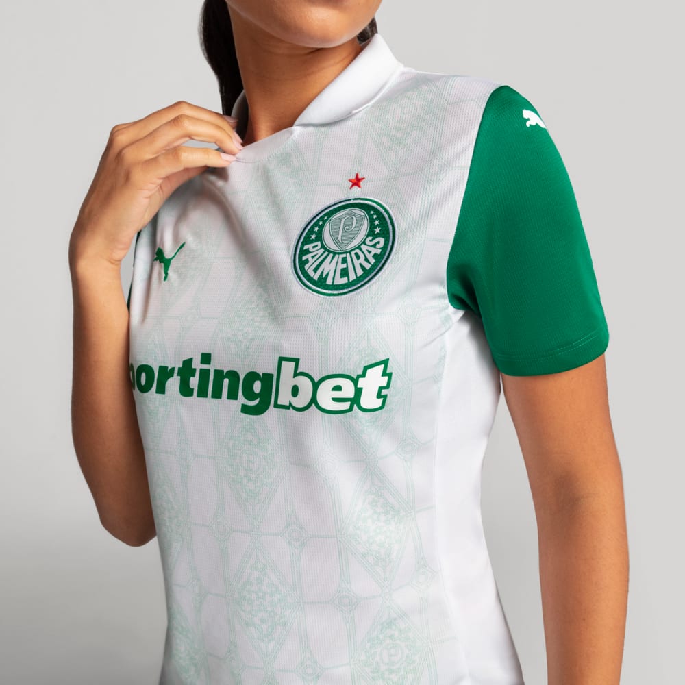 Image PUMA Camisa Palmeiras Torcedora AWAY 2025 Feminina #2