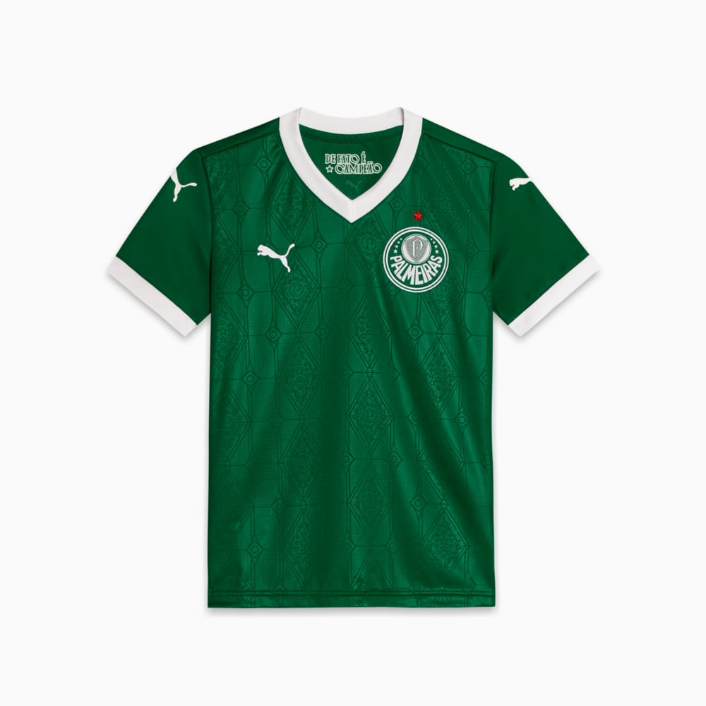 Image PUMA Camisa Palmeiras Torcedor HOME 2025 Juvenil #1