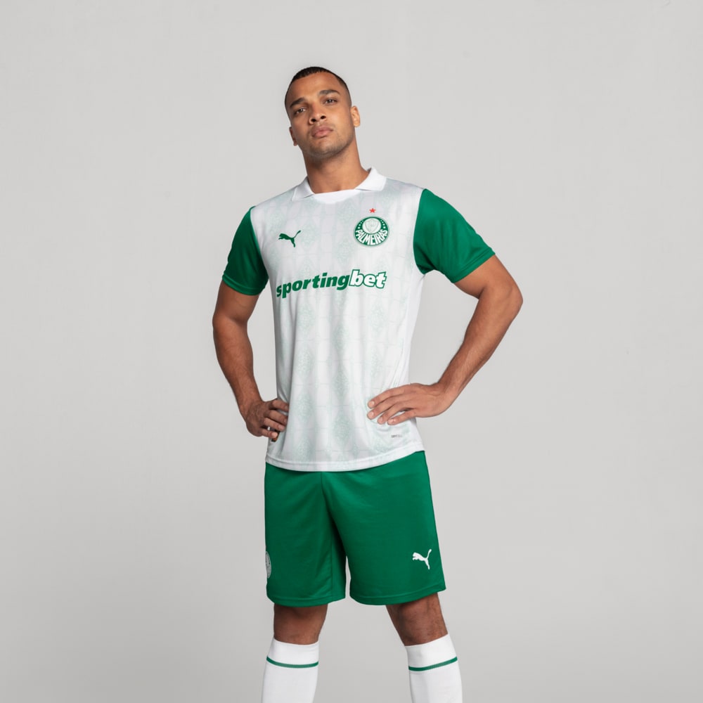 Image PUMA Shorts Palmeiras Jogador AWAY 2025 #2