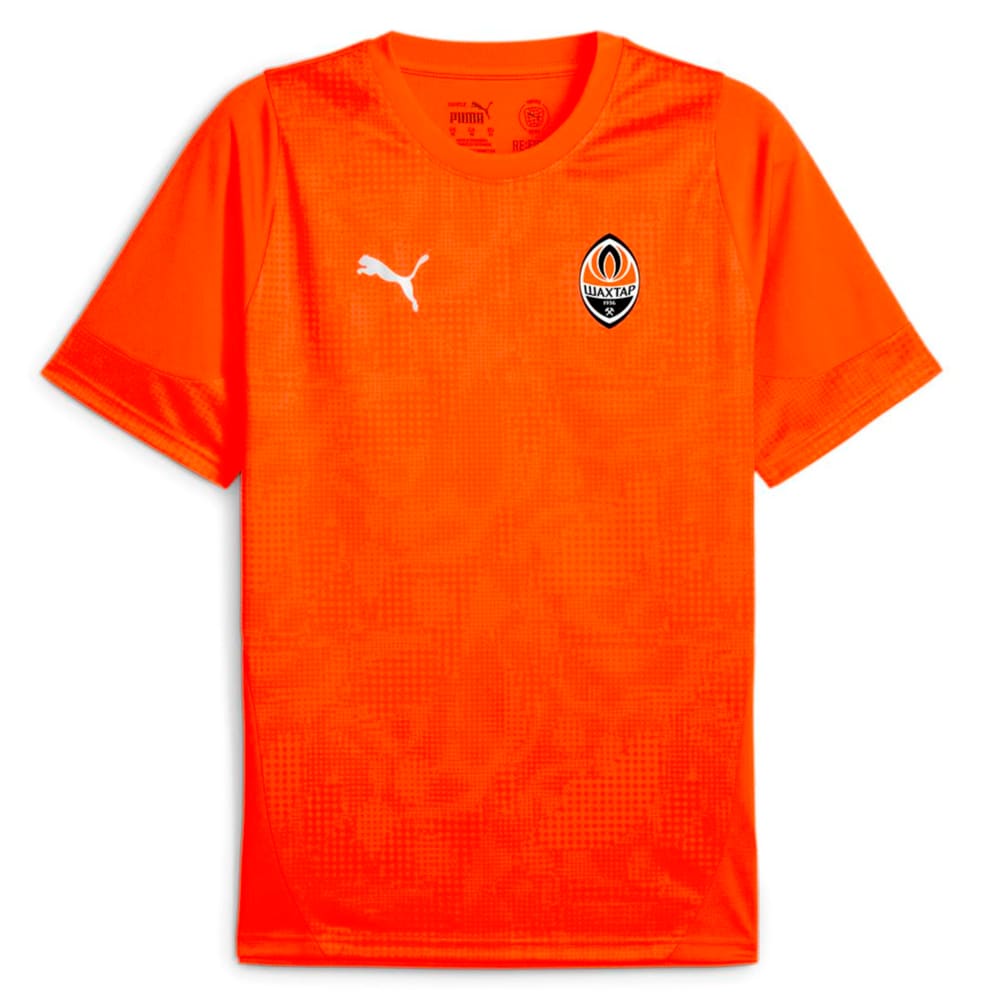 Изображение Puma Футболка FC Shakhtar Donetsk Training Jersey #1: Neon Sun-PUMA White