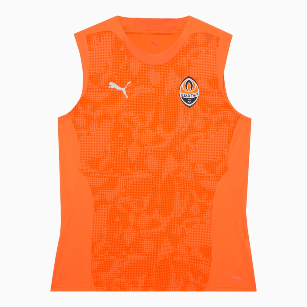 Изображение Puma Майка FC Shakhtar Donetsk Training Jersey SL #1: Neon Sun-PUMA White