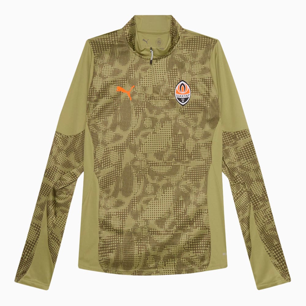 Зображення Puma Лонгслів FC Shakhtar Donetsk Training 1/4 Zip Top #1: Calming Green-Rickie Orange