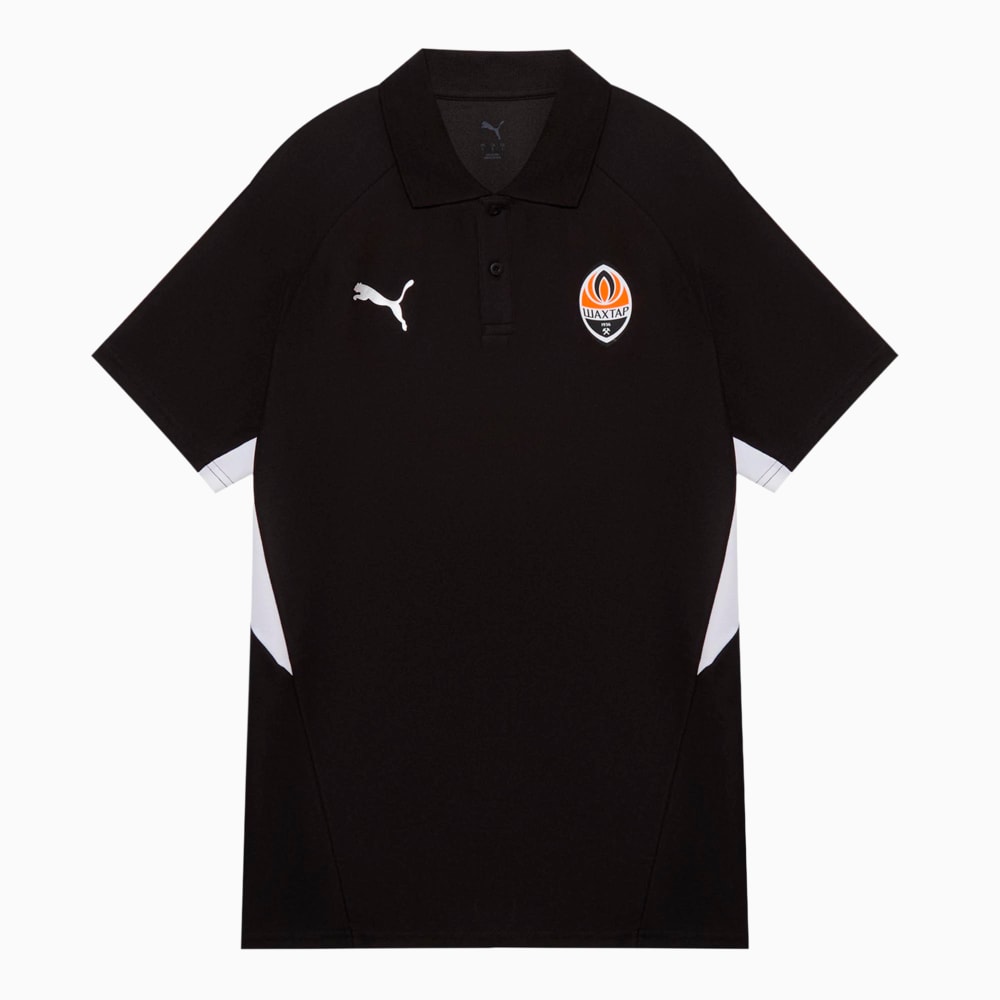 Изображение Puma Поло FC Shakhtar Donetsk EVOSTRIPE Polo #1: Puma Black-Puma White