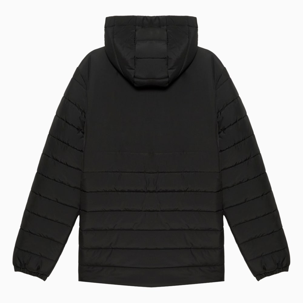 Изображение Puma Куртка FC Shakhtar Donetsk Hooded Padded Jacket #2: PUMA Black-Rickie Orange