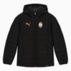 Изображение Puma Куртка FC Shakhtar Donetsk Hooded Padded Jacket #1: PUMA Black-Rickie Orange