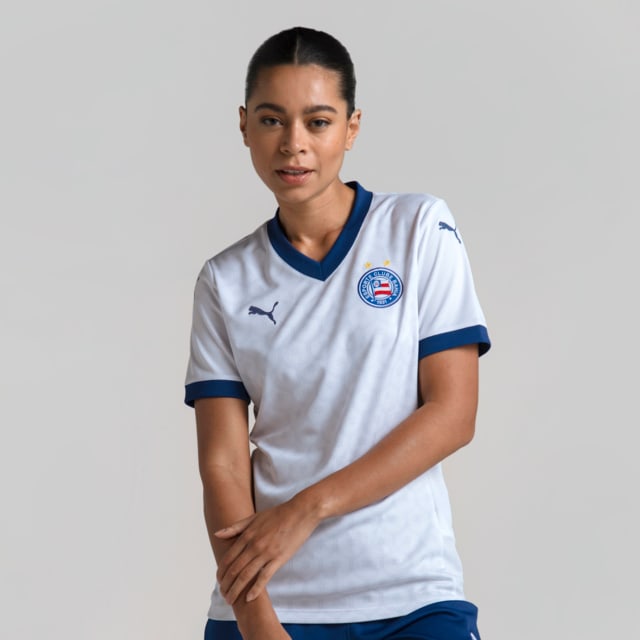 Image PUMA Camisa Bahia Torcedor Home 2025 Feminina