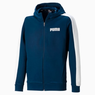 Изображение Puma Детская толстовка Contrast FZ Hoody TR B