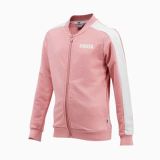 Изображение Puma Детская олимпийка Contrast FZ Jacket TR G