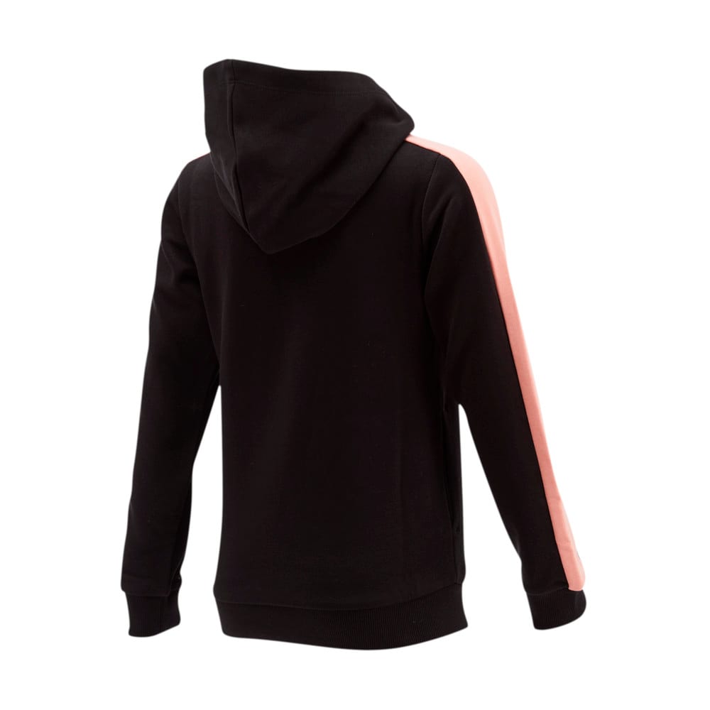 Contrast Kapusonlu Kiz Cocuk Sweatshirt Siyah Puma Puma Turkiye Resmi Alisveris Sitesi