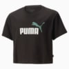 Зображення Puma Дитяча футболка Girls Logo Cropped Tee Youth #5: Puma Black-Puma White