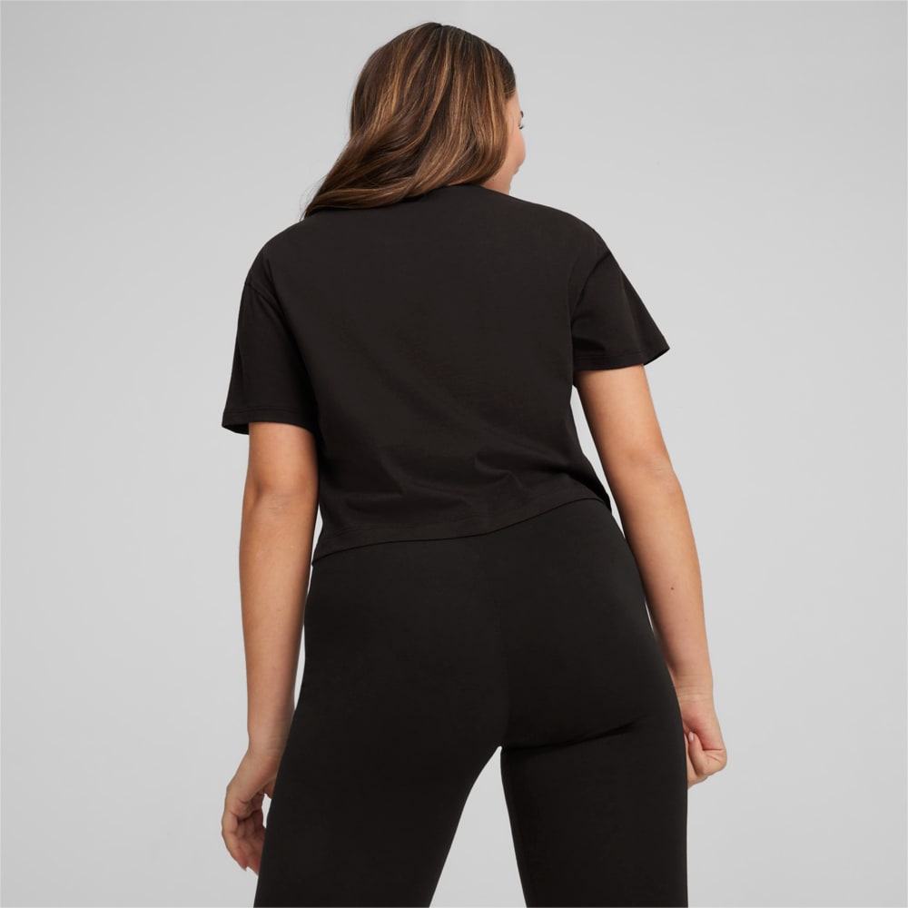 Image PUMA Camiseta Cropped com Logotipo Juvenil #1
