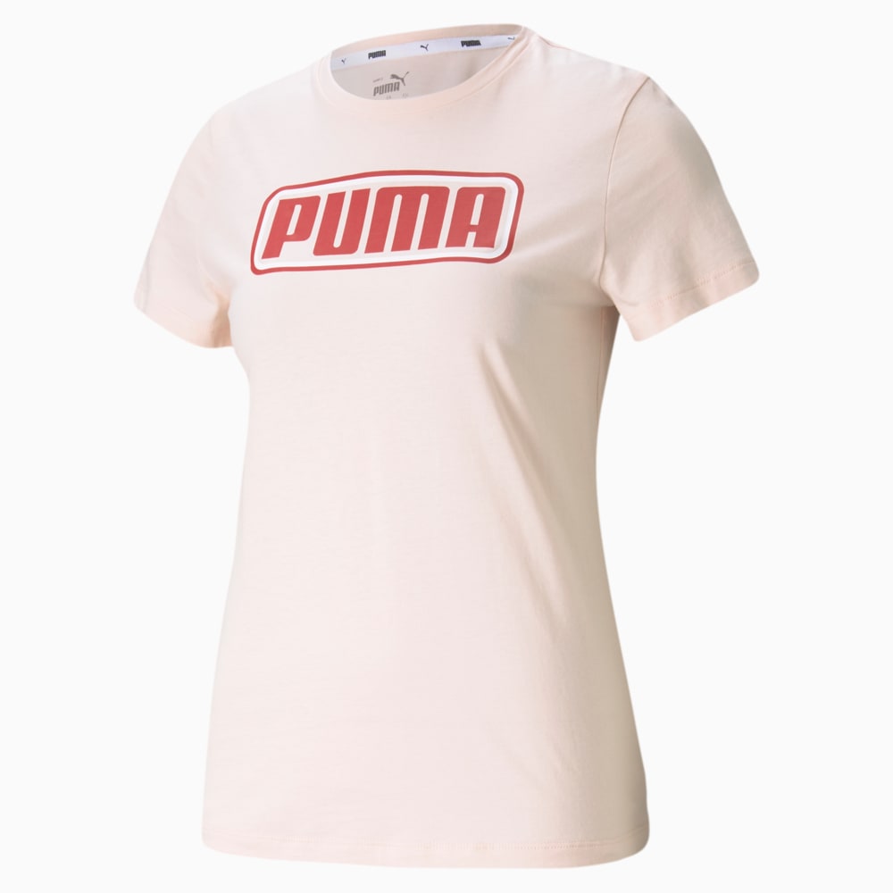 Зображення Puma Футболка Summer Stripes Graphic Women's Tee #1: Cloud Pink