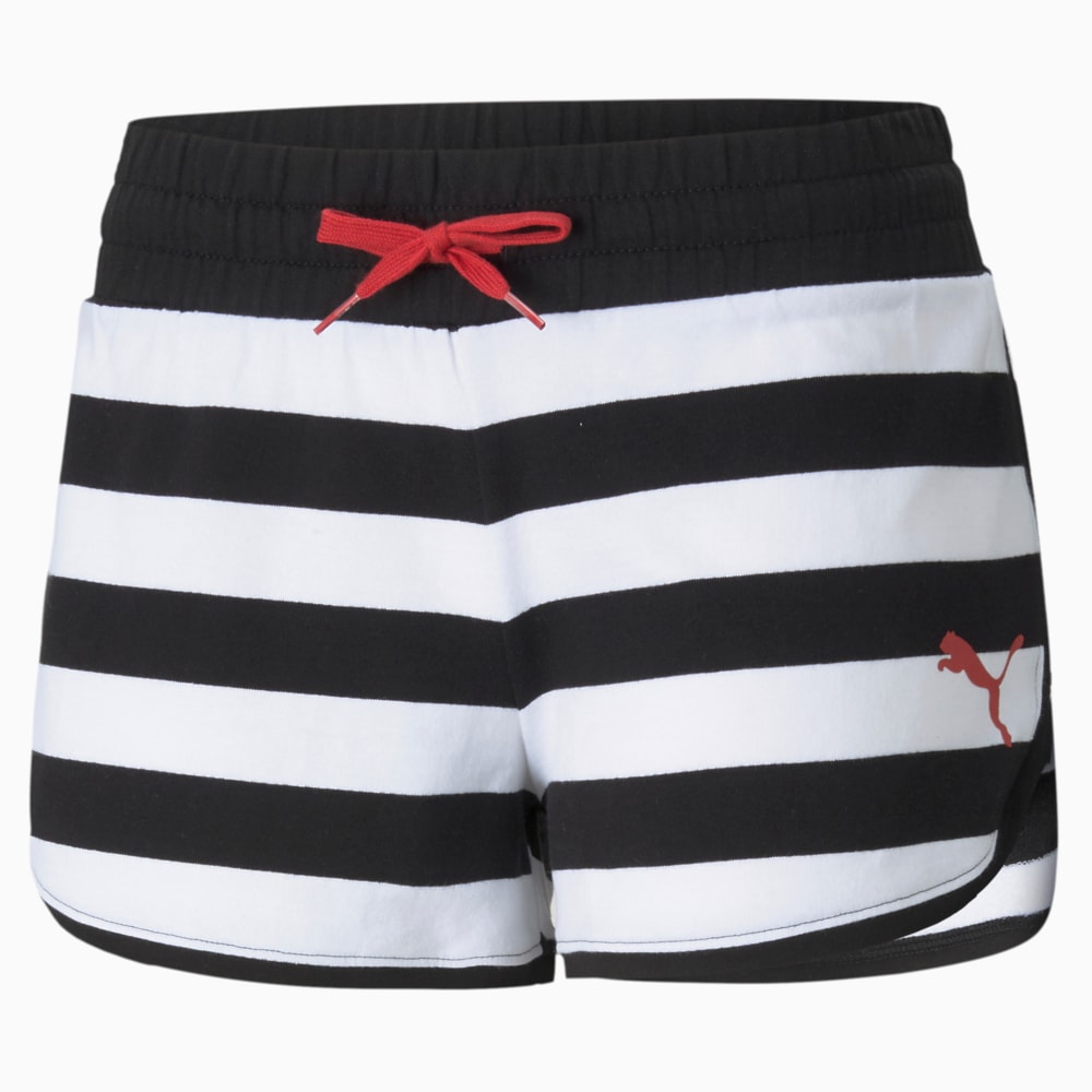 Зображення Puma Шорти Summer Stripes Printed Women's Shorts #1: Puma Black