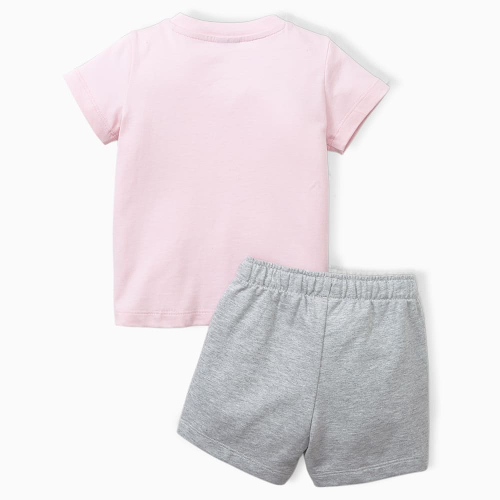 Изображение Puma Детский комплект Minicats Tee and Shorts Babies' Set #2: Chalk Pink