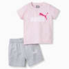 Зображення Puma Дитячий комплект Minicats Tee and Shorts Babies' Set #1: Chalk Pink