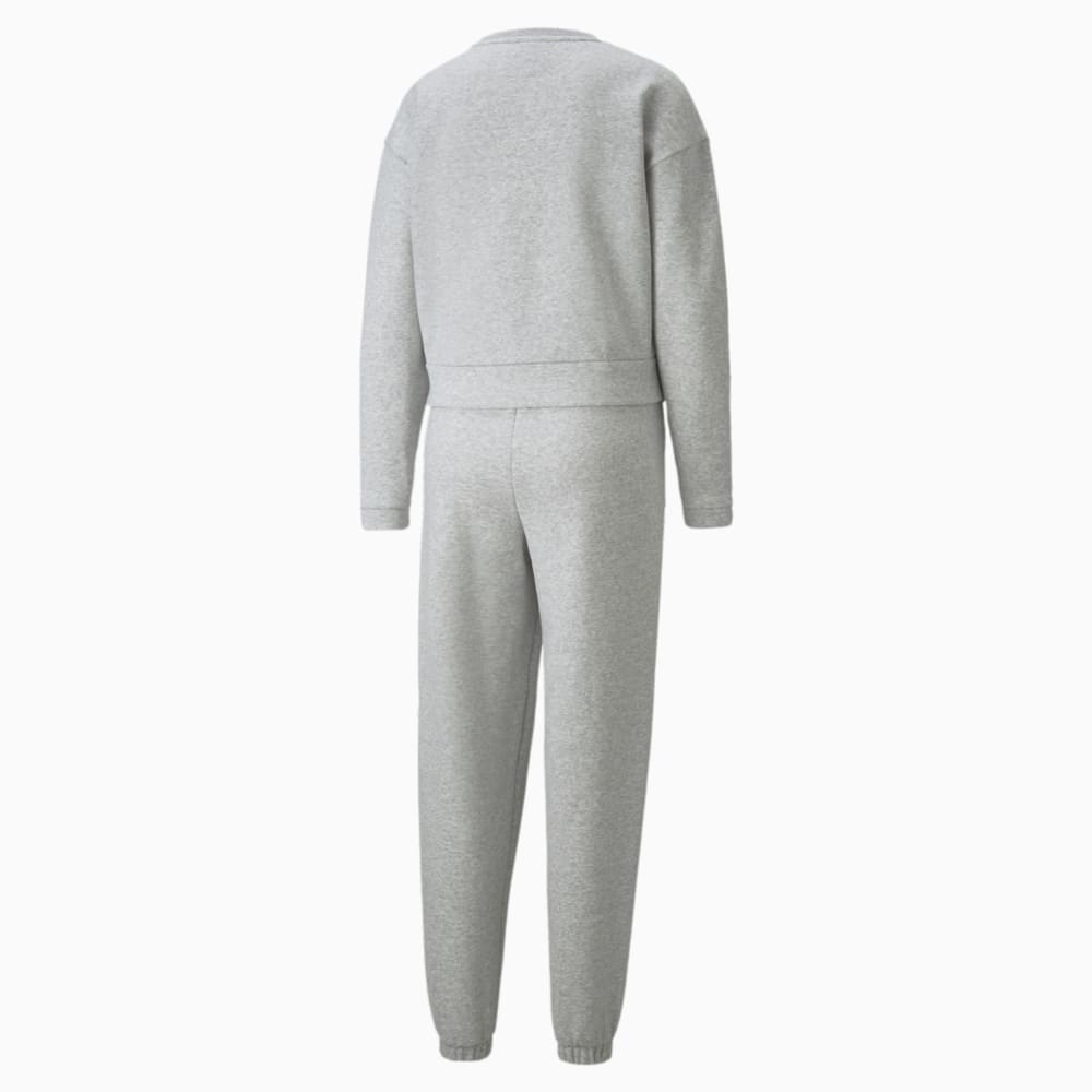 

PUMA - female - Спортивный костюм Loungewear Women' Tracksuit – Light Gray Heather –, Серый