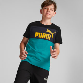 Image PUMA Camiseta Essentials Plus Color Block Juvenil
