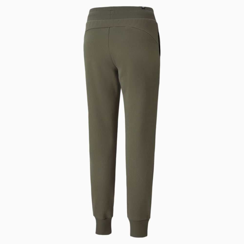 PUMA - female - Штаны Essentials+ Metallic Fleece Women's Pants – Grape Leaf-Silver – M