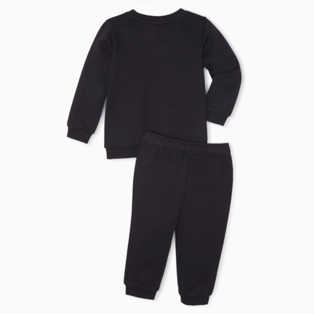 Изображение Puma Детский комплект Essentials Minicats Crew Neck Babies' Jogger Suit #2: Cotton Black