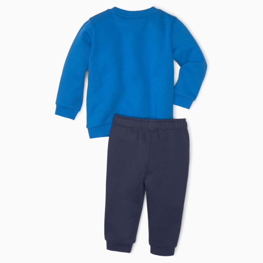 Изображение Puma Детский комплект Essentials Minicats Crew Neck Babies' Jogger Suit #2: Peacoat